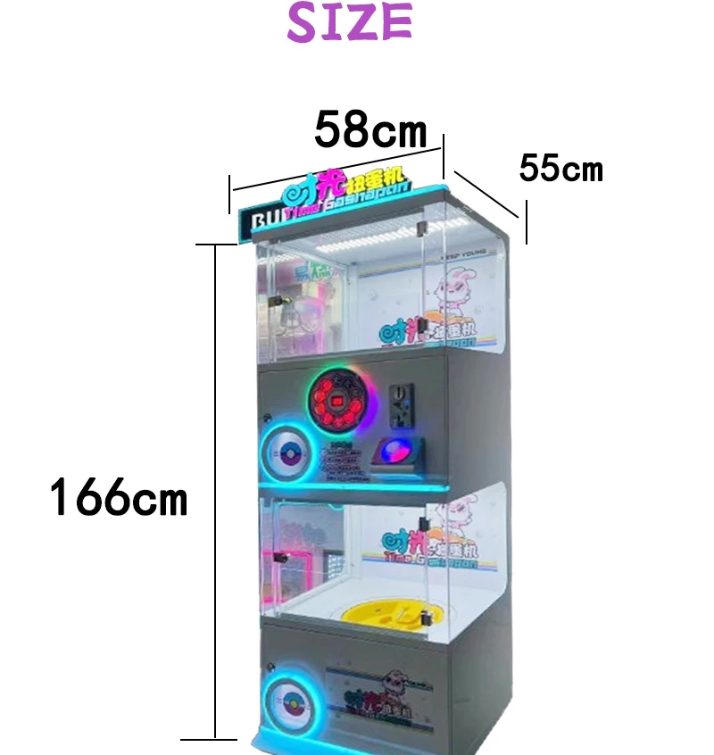 Cute Gacha vending machine for kids toy Egg twisting machine