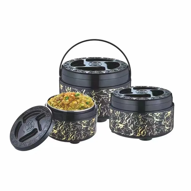 Cooking Casseroles Big Capacity 3pcs Food Warmer Set Casserole 5L+9L+15L Luxury Food Warmer Set
