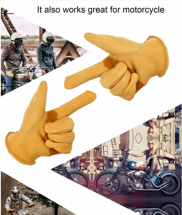 Ozero Oem Guantes Мотоциклетные Перчатки из воловьей кожи винтажные мотоциклетные перчатки на заказ