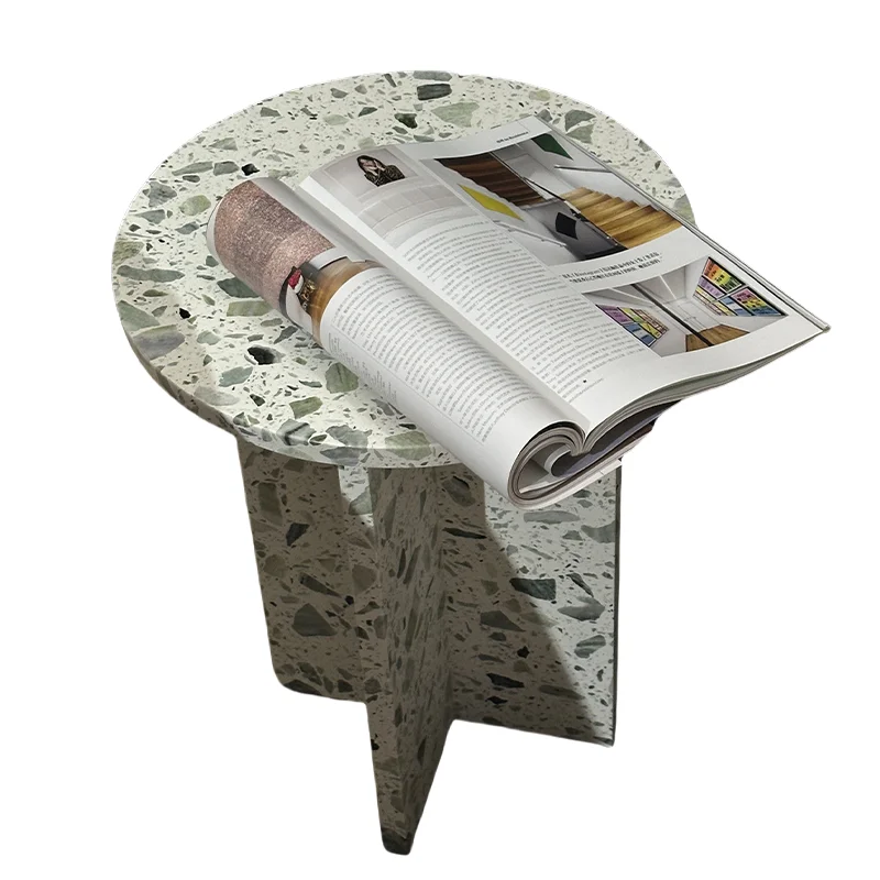 Round center table marble white modern marble furniture design table side purple veins white marble tables