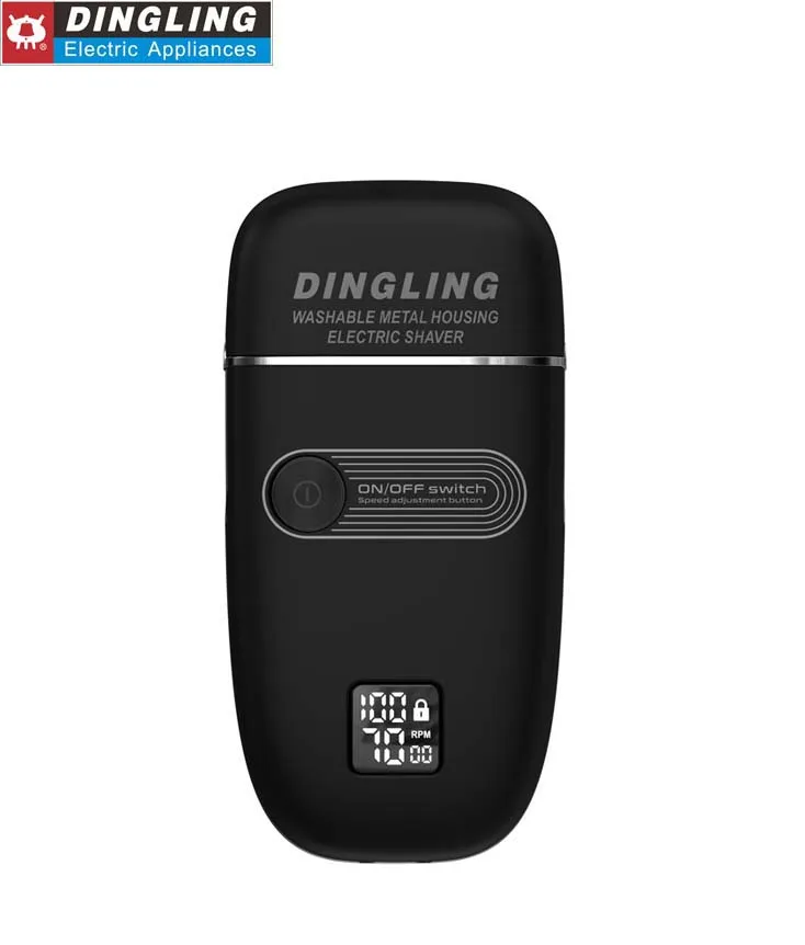 Dingling waterproof Metal Double Foil Shaver Cheap Custom Mini Freedom Grooming Electric Hair Shaver