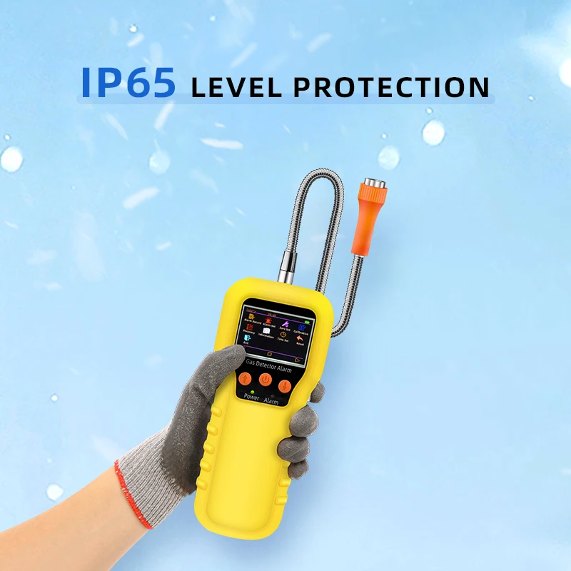 Portable Single Gas Detector KP816 LPG Gas Detector IP65 Level Protection with USB Charging
