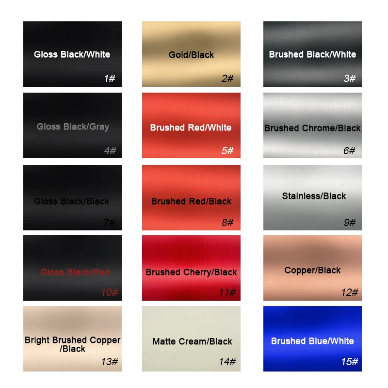 12*24 Gloss Black/Gray Laser Engraving Acrylic Panels, Two Tone Acrylic Laserable Sheets for Laser Engraving With Self Adhesive