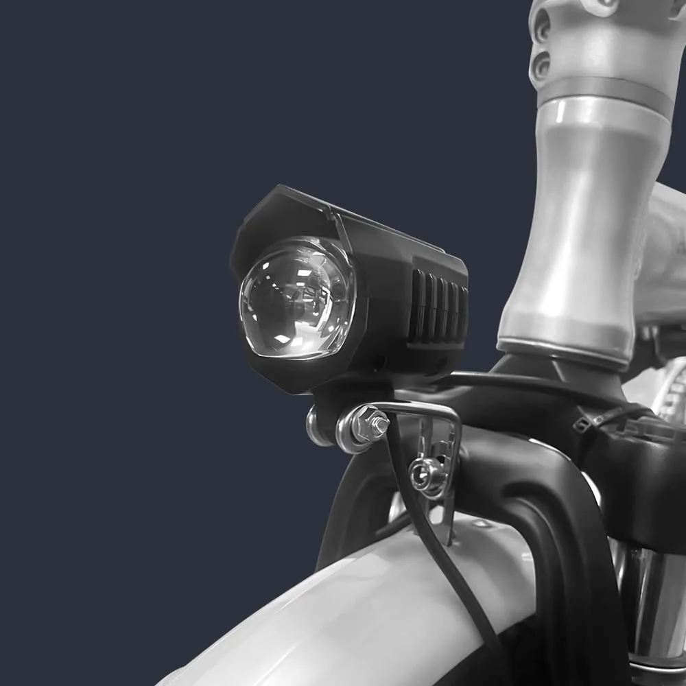 Factory SZFJ E-mark  certification electric bicycle Headlight  ebike front light with reflector
