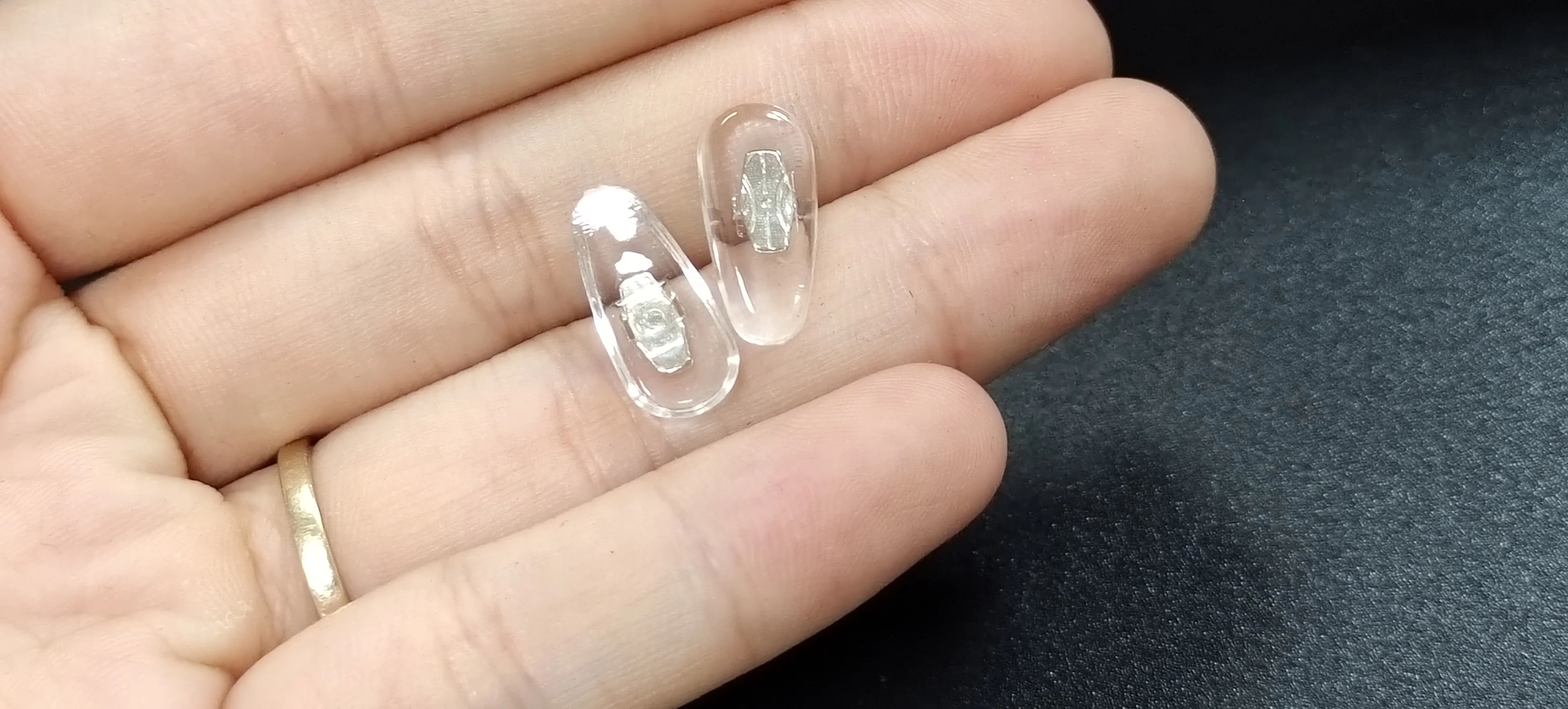 Nose Pads Wear-resistant Comfortable Rb Metal Inside Pvc Nose Pads