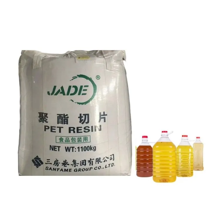 PET Chips Bottle Grade Polyester Plastic Chips CZ302 CZ328 CZ318 Pet Flakes Virgin PET Granule For Drinking Water Bottle