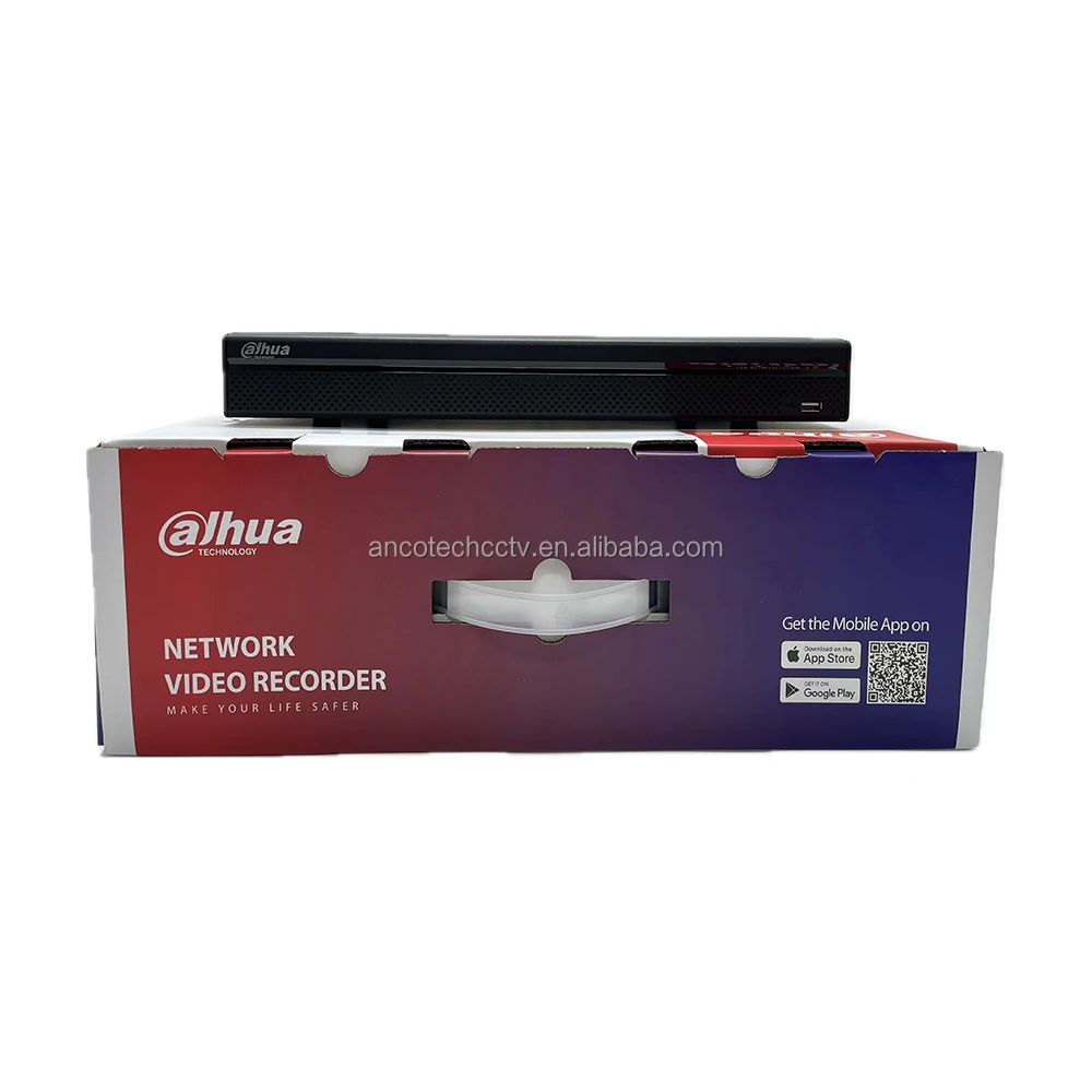 Dahua NVR4208-8P-4KS3 8CH 1U 8PoE 2HDDs Lite сетевой видеорегистратор NVR для камеры видеонаблюдения