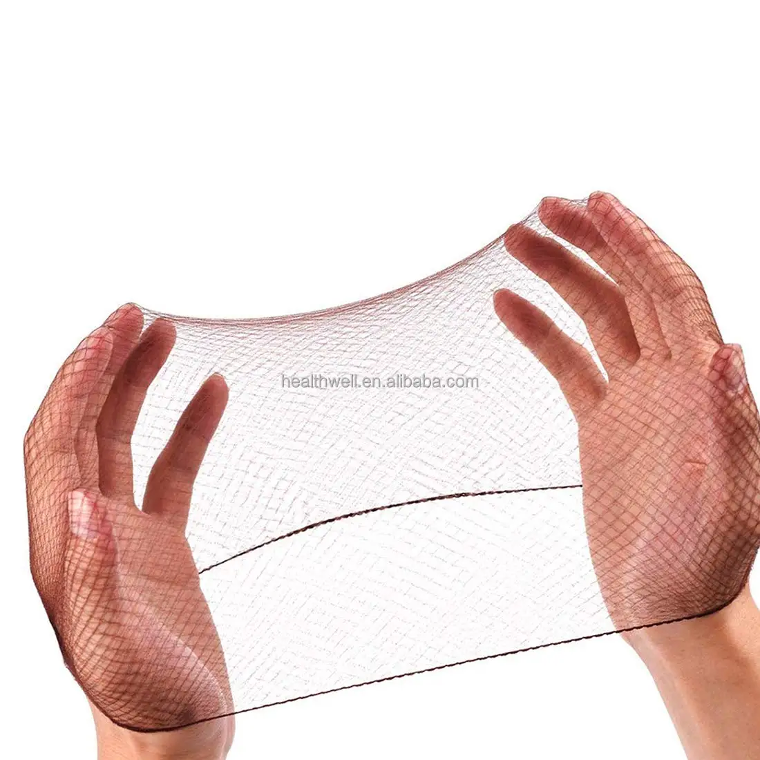 Food Processing Disposable Invisible Hair Net Hairnets Mesh Nylon Hairnets