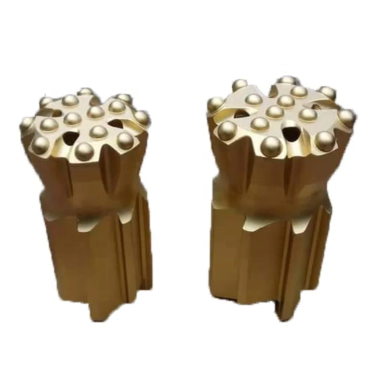 
12 Buttons Ballistic T6 Inserts Diamond Core Drill Bit T38 Rock Drill Retract Button Bits for Drifter Drill Rods 