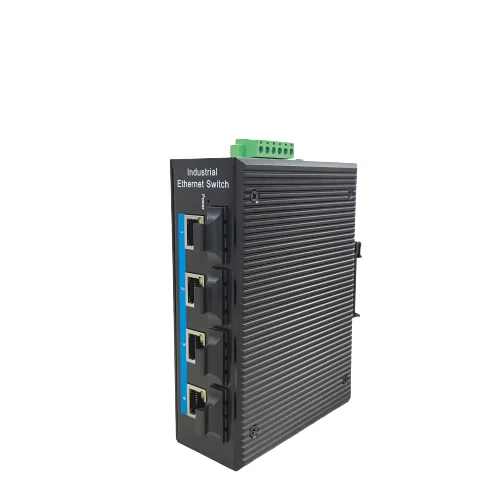 high condition din rail  4-Port 10/100Base-TX(PoE) +4-Port 100Base-FX Industrial PoE Switch