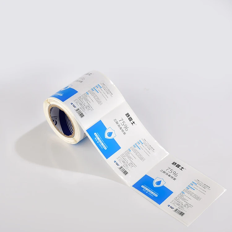 2024 Custom Hot-selling Waterproof PVC Hand Sanitizer Stickers