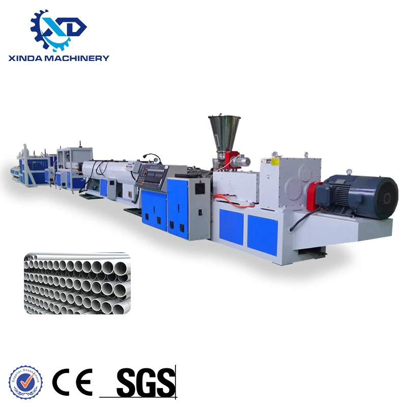 Automatic pvc pe plastic medical pipe making machine verified by CE SGS