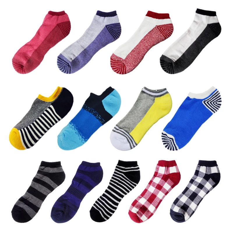 In Stock Winter Unisex Fashion Custom Design Ankle Cotton Women Men Sports Socks With Cushioned