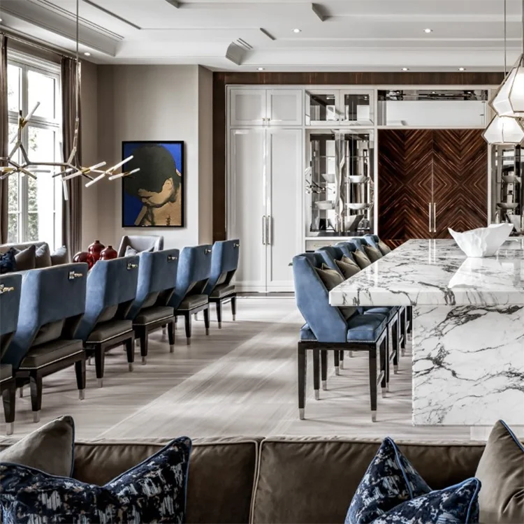 Customized Luxury Modern Velvet Fabric High Counter Height Bar Chairs Stools For Kitchen Restaurant Bar