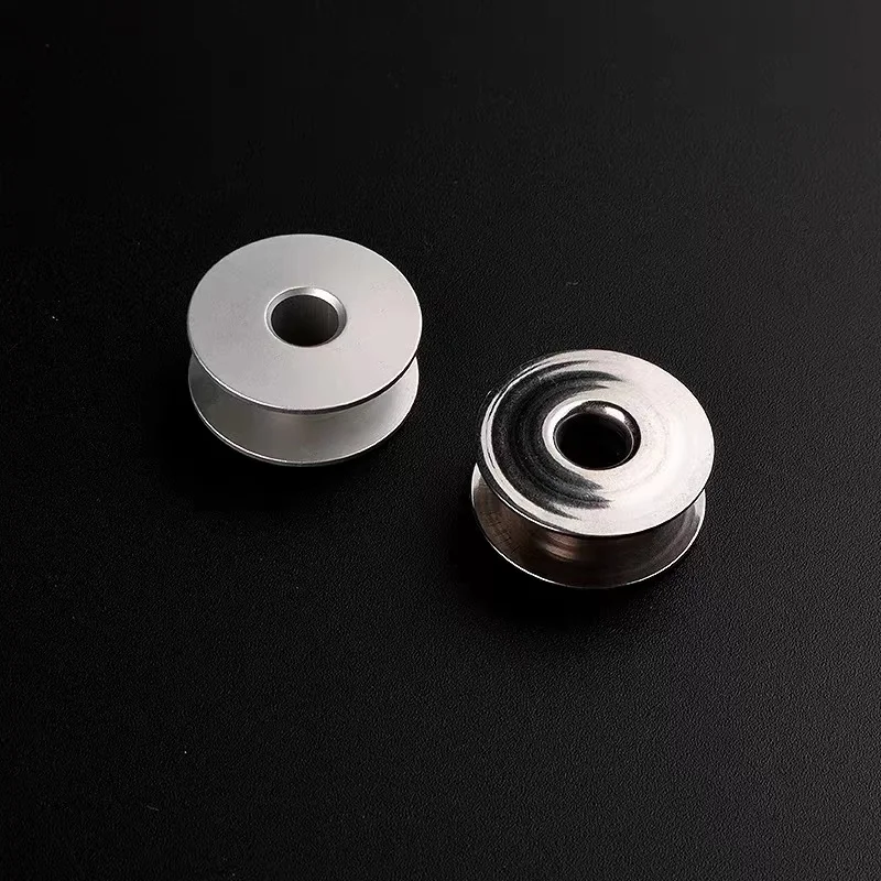 Bobbin Aluminum Bobbin Stainless Steel Plastic Bobbin Thread Core Synchronized Car Pattern Machine Accessories