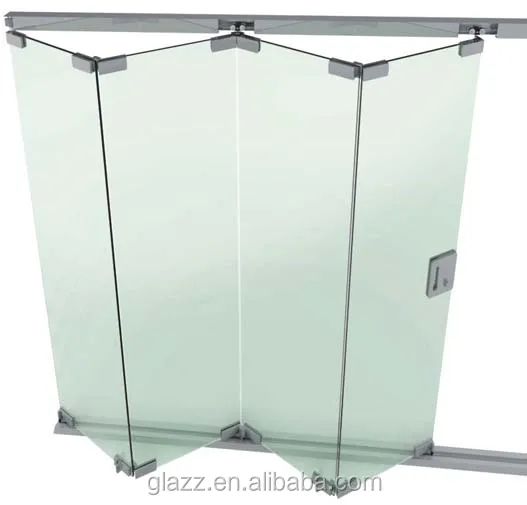 High quality stainless steel casting glass folding door hinge bolt mmirror