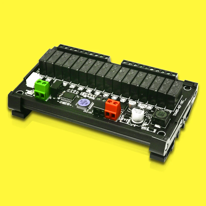 Релейный модуль с функцией расширения IO-порта связи RS485, поддерживает протокол Modbus, датчик таймера 16 А