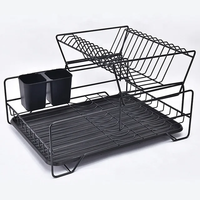 
Kitchen Draining Dish Rack Double Layer Dish Rackdish Drainer Multipurpose Drain Dish Sink Drain Rack 