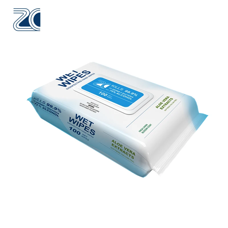 
Wet Wipes Hand Wipes for Travel Home Office Portable Large Size PET Customized Adults Non-woven restaurant wet wipes 