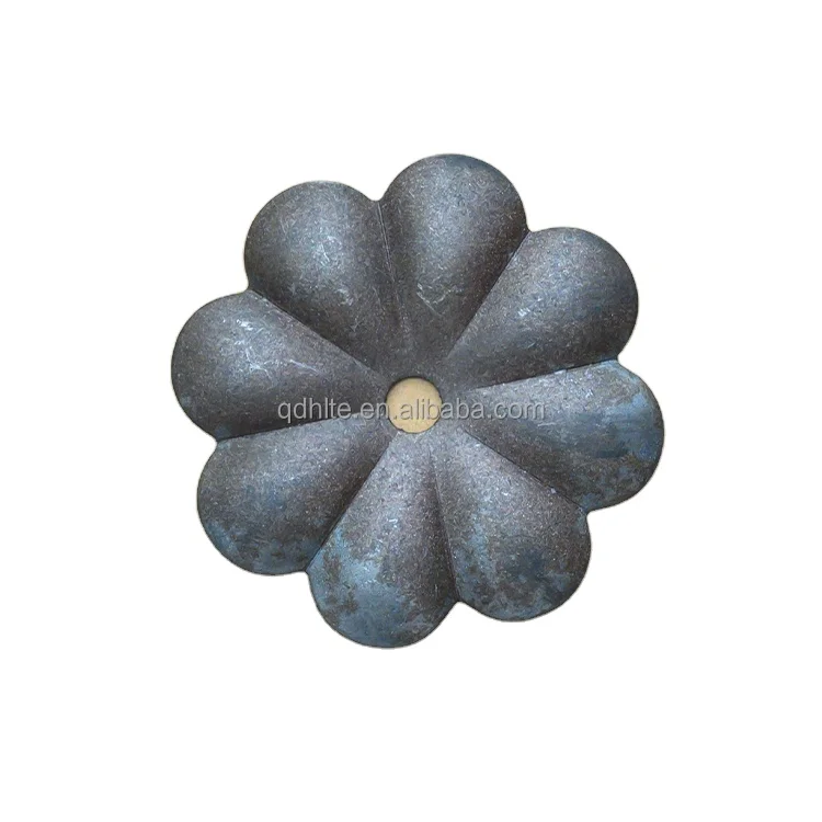 HLT Cheap Price Steel Leaves Iron Stamping Flowers Wrought Iron Leaves