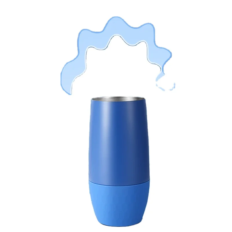 Wholesale 8oz/12oz/16oz Double Wall 18/8 Pro Grade Stainless Steel Vacuum Insulated Wine Tumbler Cup with Lid Straw for Camping