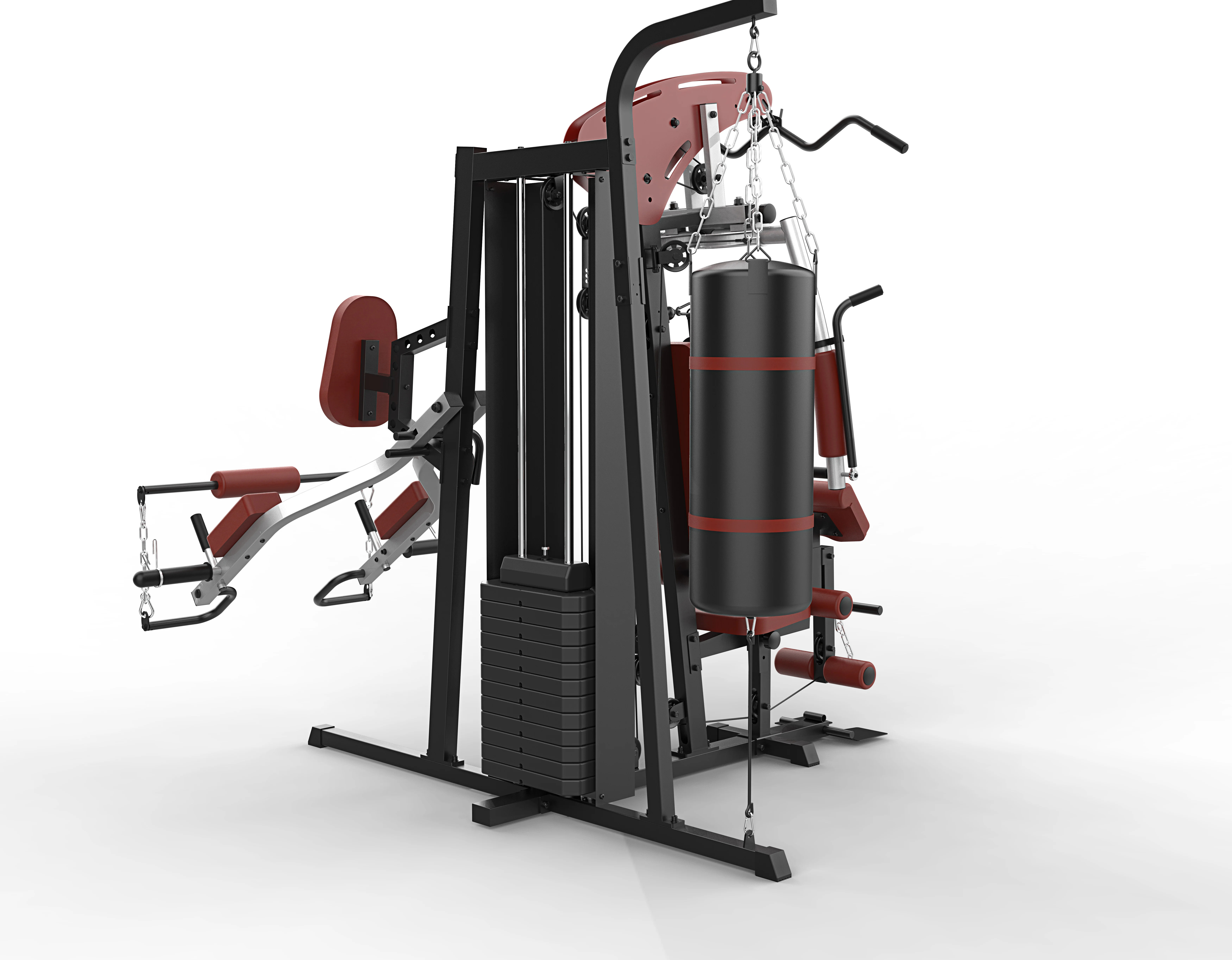 Hot Sale Unisex 3 Station Home Gym Equipment Versatile Multi-Function Strength Fitness Training Tool Mutli Function Station