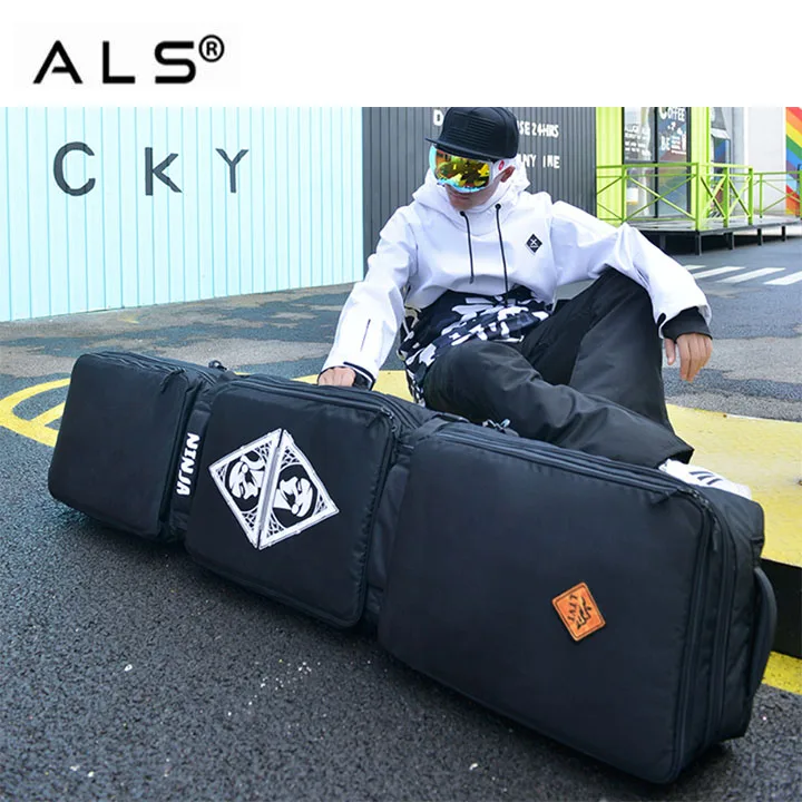 
High Quality Winter Sports custom snowboard trolley bag,ski equitment ski bag 