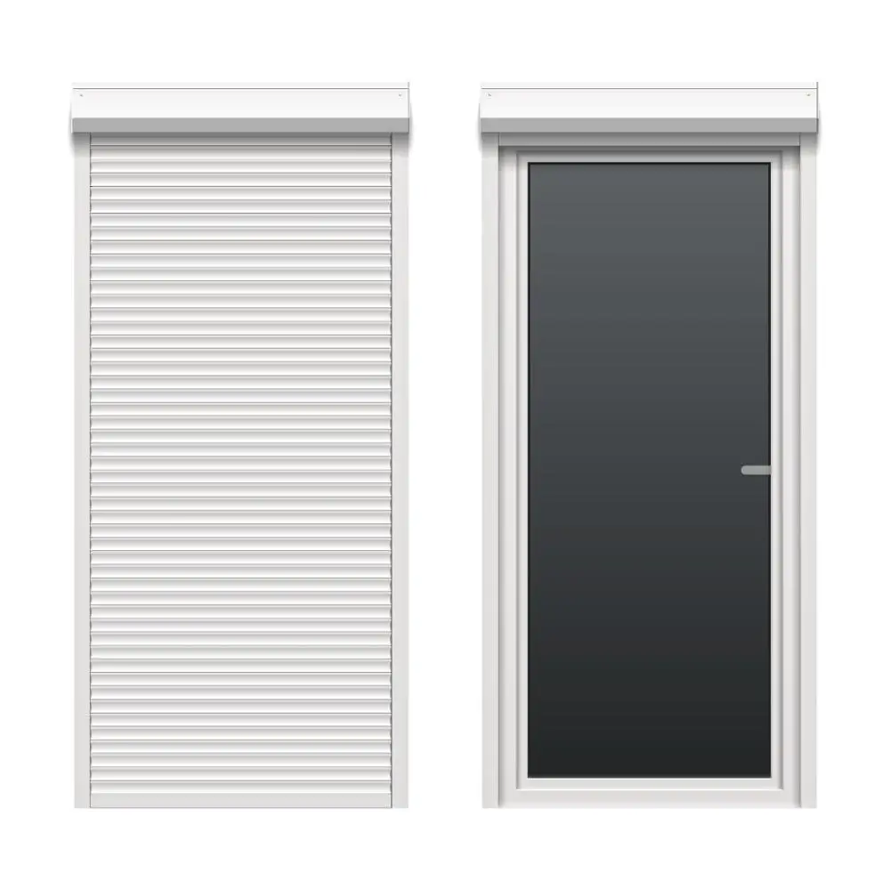 External Aluminium Adjustable Collapsible Interior Security Roller Shutter for Window
