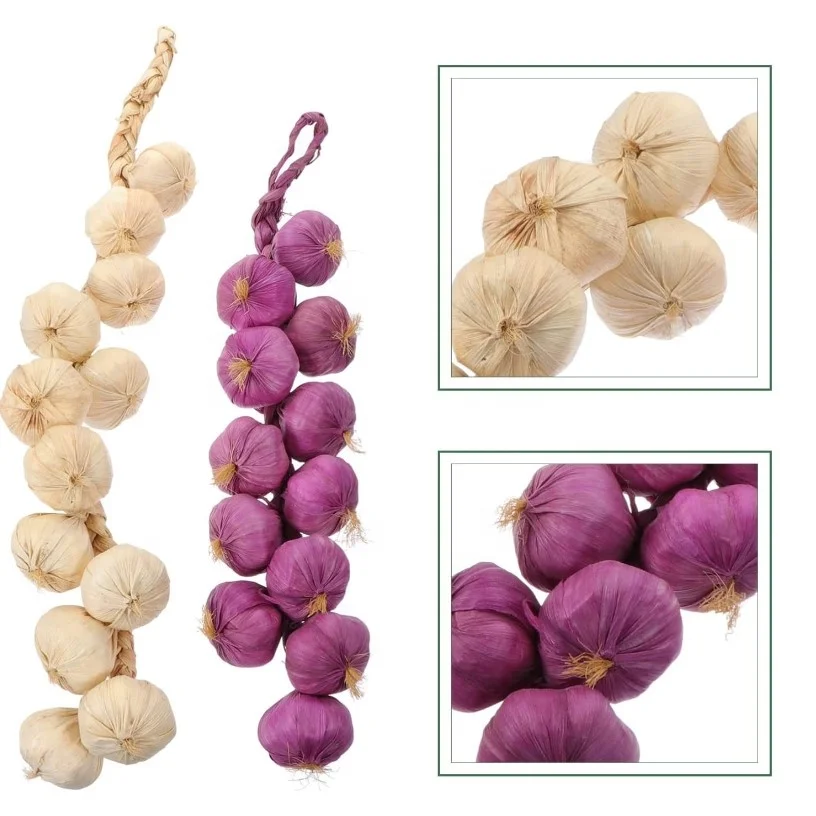wholesale cheap artificial Onion Garlic Strings for home decoration