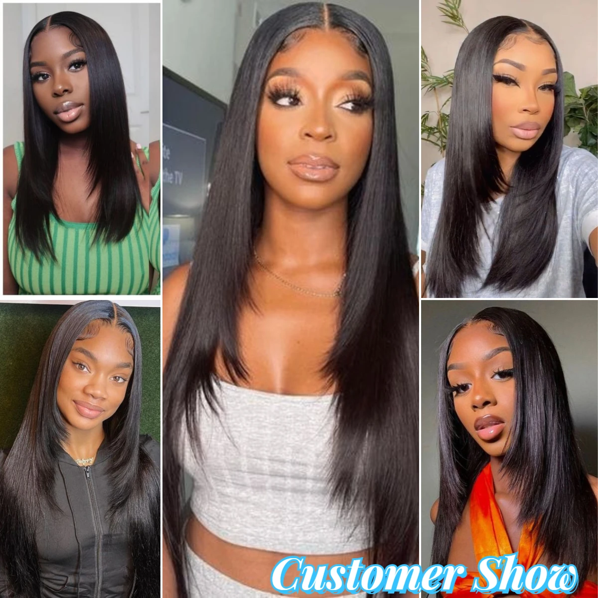 Wholesale Raw Vietnamese Hair Natural Bone Straight Human Wig Butterfly Layer Haircut Realistic 13x4 HD Lace Front Wigs