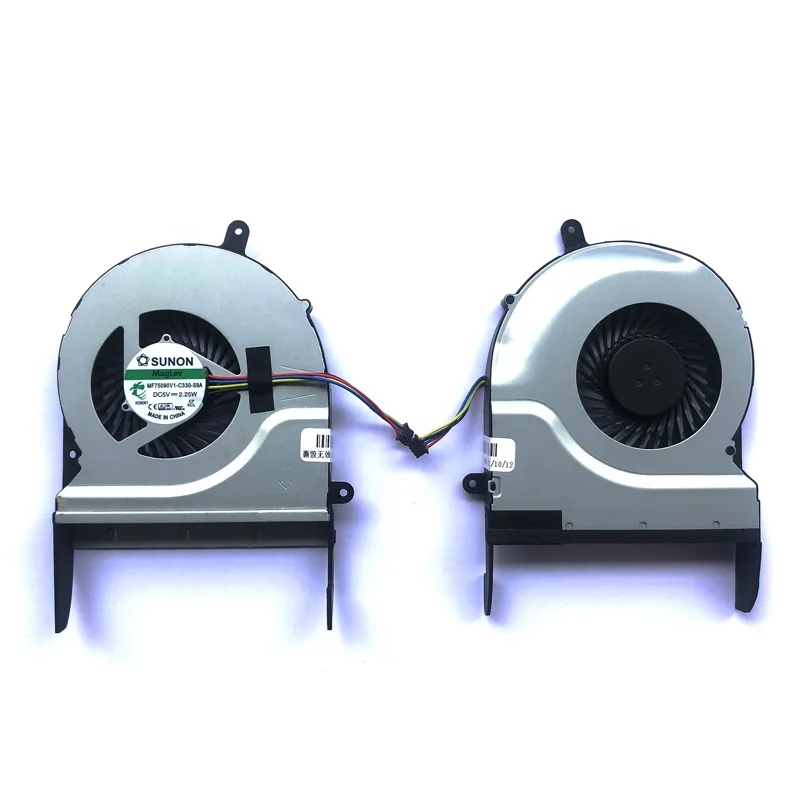 New laptop cpu cooling fan For Asus N551J N551JW N551JK N551JB N551JK N551JM MF75090V1-C330-S9A 4pins