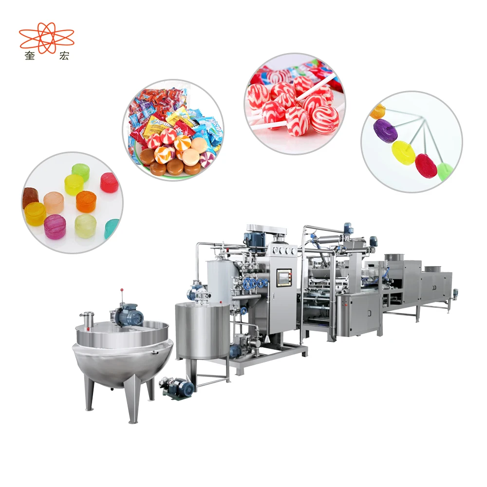 Fully Automatic Lollipop And Hard Candy Making Machine
