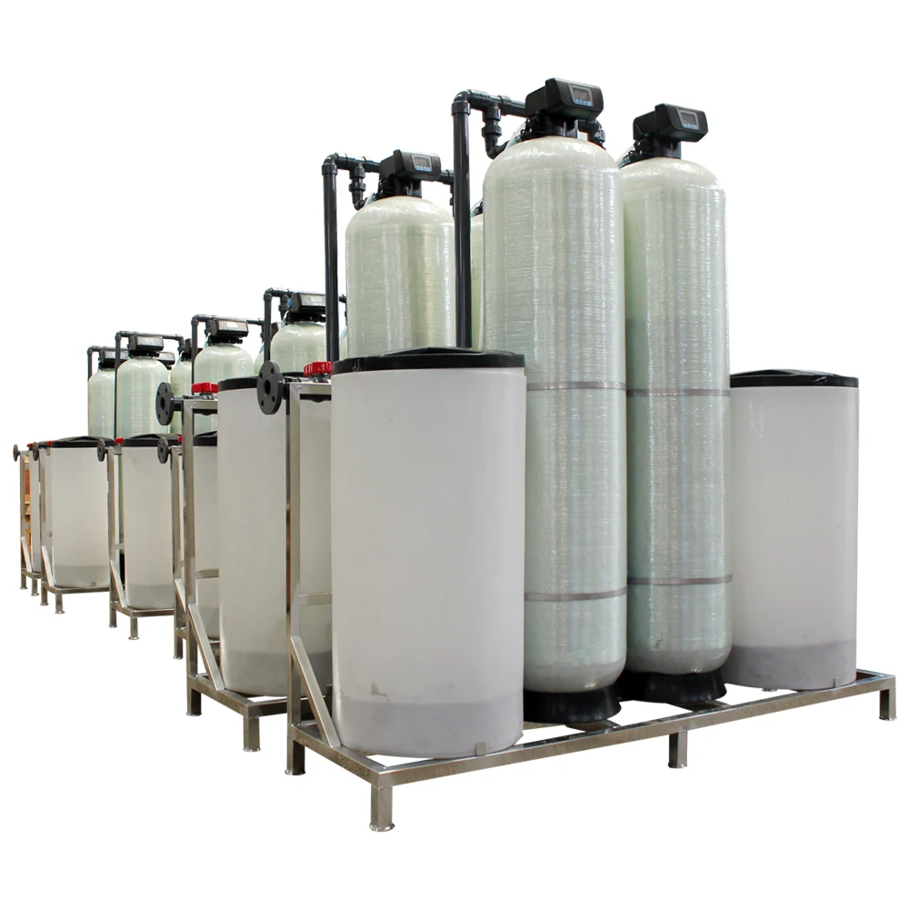 4000 LPH Auto FRP Water Softener With One Using Another Standby