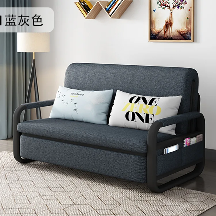 
New Fashion Different Colors Optional Home Living Room Fabric Convenient Foldable Sofa Beds For Adults 
