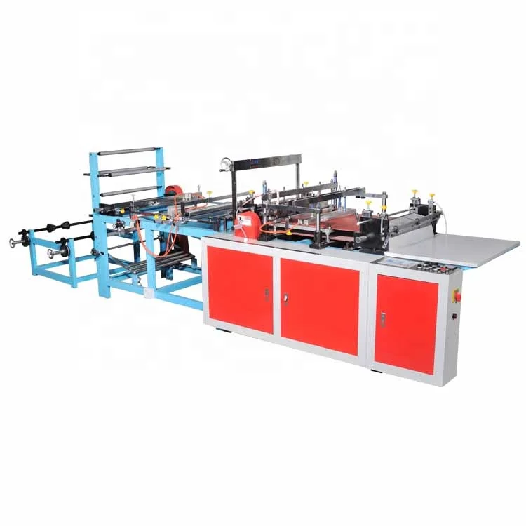 Newest design self closing ziplock zipper bag making machine price