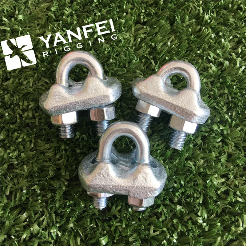 High Quality Drop Forged Italian Type Wire Rope Clips Used For Wire Rope