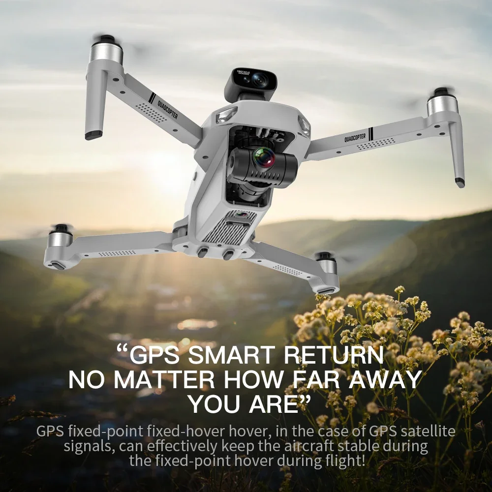 KF102 MAX Drone Camera 8K HD 5G Brushless GPS Folding Drone With Obstacle Avoidance Dual Wifi Professional Drones