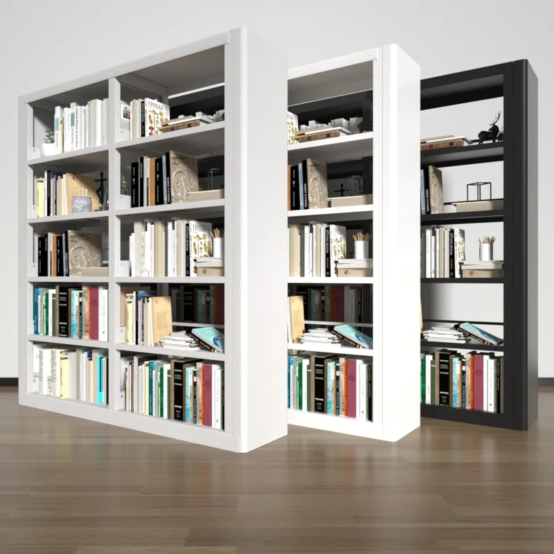 French Library Antique Office Oak Small White Bookcase Bookshelf Wood Book Shelf Wooden