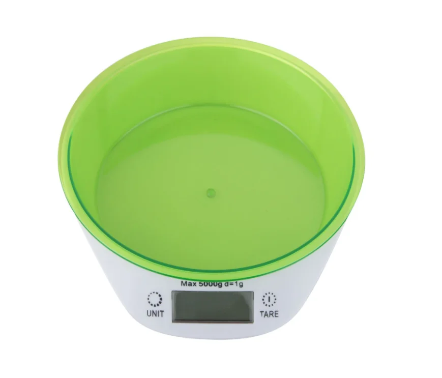 HOT Electronic weighing food scale Digital Kitchen Fruit Scale with bowl PT-2506