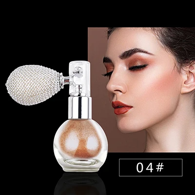 Private Label Fashion Highlighter Powder Body Spray Glitter Makeup Highlight Soft Shiny High Gloss Body Spray