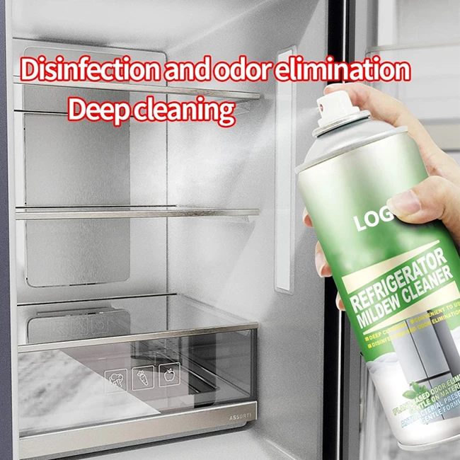 Customized Design High Quality  Antibacterial Spray Detergent Refrigerator Deodorant Clean Spray Deodorizer  Odor Eliminator