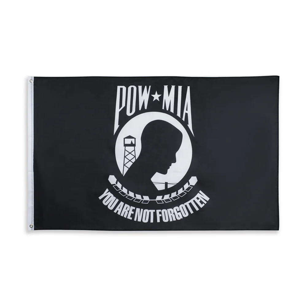Оптовая продажа, Лидер продаж, в наличии флаг POW MIA из 100% полиэстера, 3 Х5 фута (62385391546)