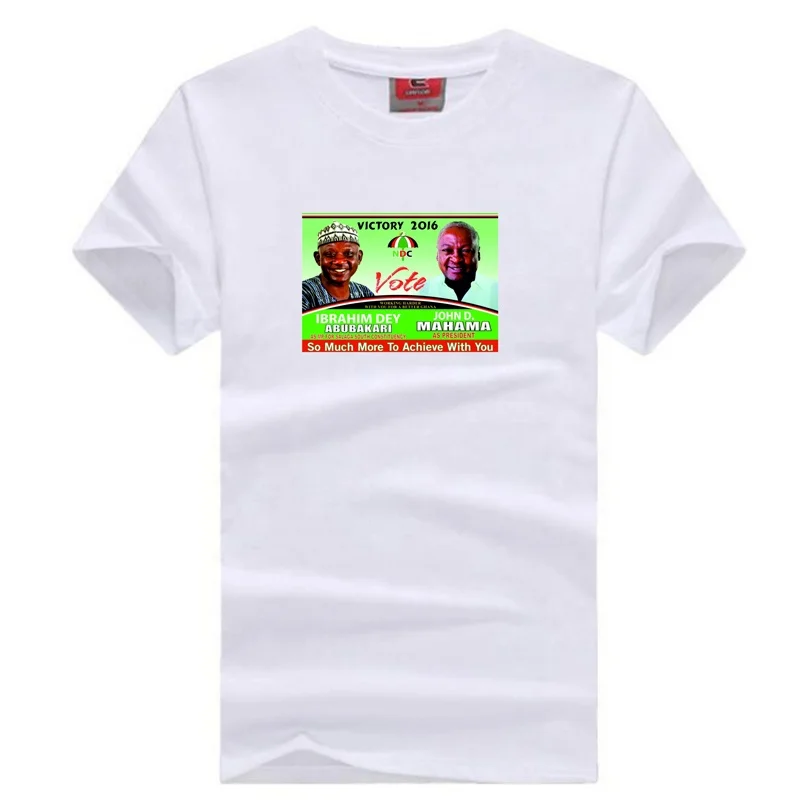 custom logo men 100 cotton white election t shirt wholesale