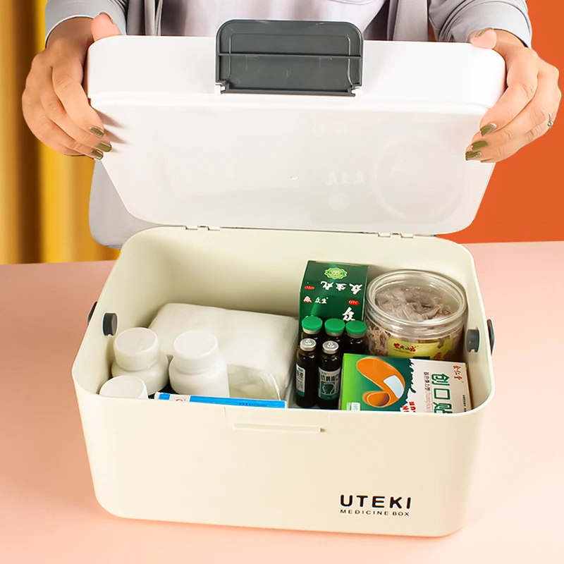 Medical Case Plastic Medical Kit Box Use Plastic Wholesale Manufkidsrer Supply Hot Selling Portable Home Storage Boxes & Bins