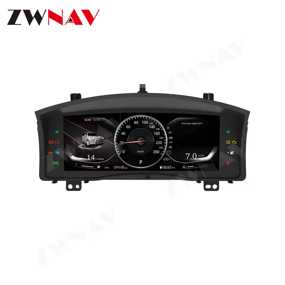  Экран для автомобиля ZWNAV Android 9 0 Lexus LX570 2007-2015 экран приборной панели автомобильный GPS-навигатор