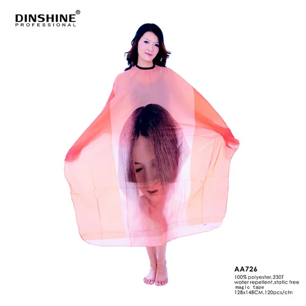 SMETA Sedex Audit 4P factory Capes Super Heroes de coiffeur Cape Hairdresser Printed with Pattern on the Surface