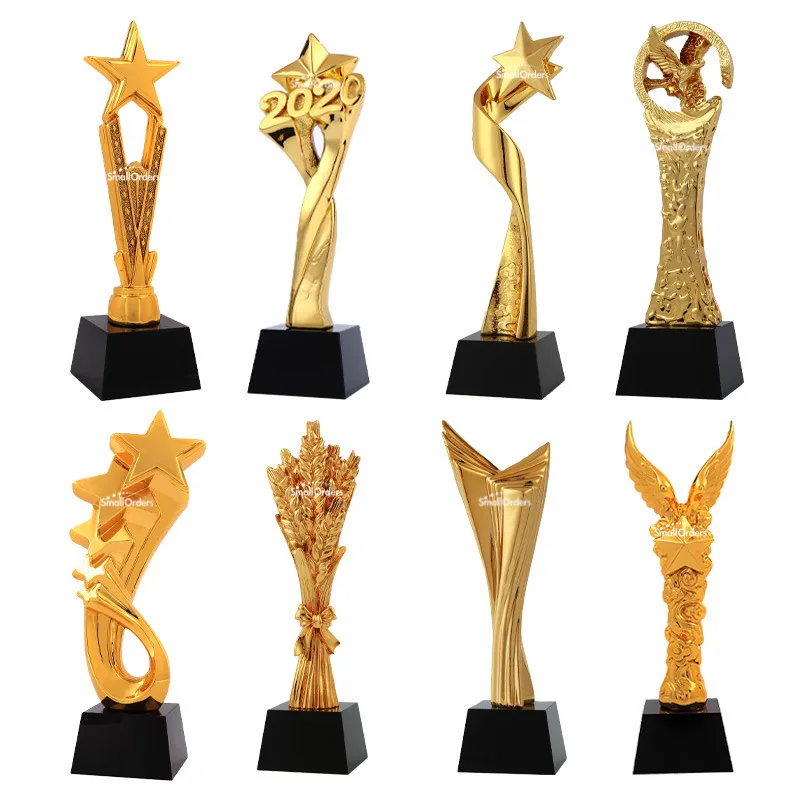 Customized Sports Soccer Football Resin Crafts Trophy trophi Stylish Award Crystal Resin Medals Cups Awards Handcrafted in UAE