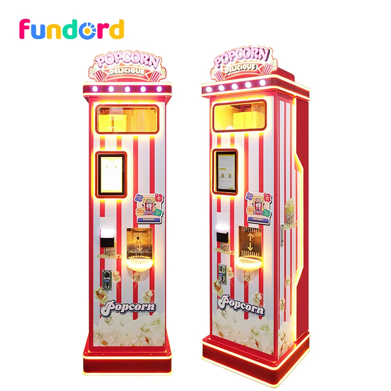FUNDORD shape popcorn vending machine with mdb payments