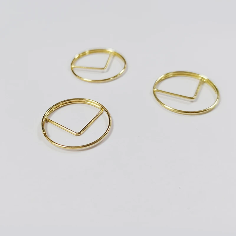 decoration Circle Hexagon Square Shape Paper Clips Bookmark Office School Stationery Supplies clip