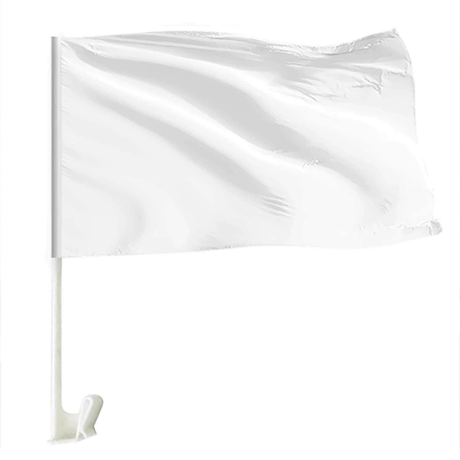 Blank Cheap car flag Fast Delivery Polyester printing car flag pole  custom  blank car window flag